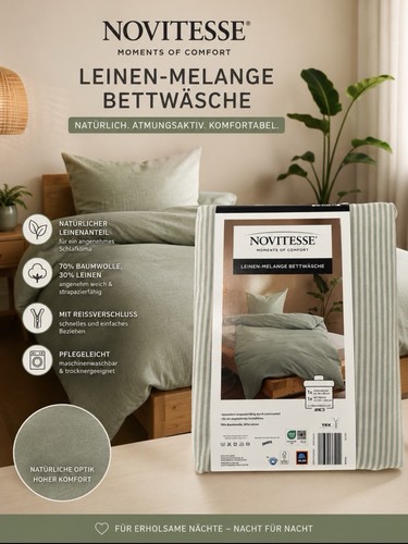 Leinen melange bettwäsche - leinen-melange,