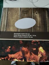 Rösle Pizza Stein rund beige - 33cm - Schamotte Ofen Grill Platte Brot Backstein