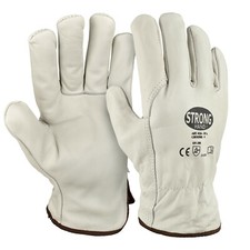 Winter Arbeitshandschuhe aus weichem Rindleder, mit Molton gefüttert, Gr. 9-11