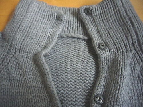 Strickjacke grau - strickjacke,
