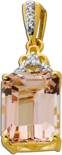 Diamant anhänger gold 585 - 585, 14k