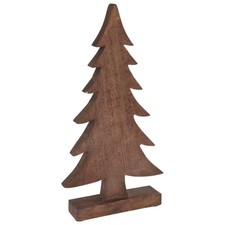 Standdeko Tannenbaum 33 cm aus Holz Deko Weihnachten Baum Aufsteller Tischdeko