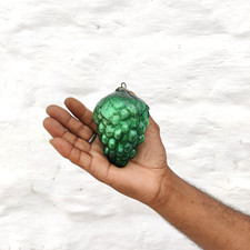 1890s Antik Kugel 4 " Grünes