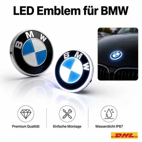 Beleuchtetes motorhaubenemblem - beleuchtetes,