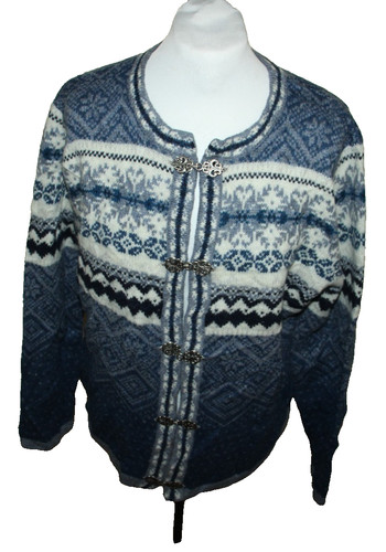 Fair isle damen strickjacke - isle,