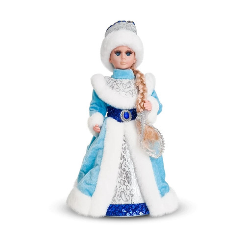 Schneemädchen in blau - 35, cm