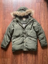 Winterjacke für Kinder Outdoor Daunen Jacke von Cyrillus 12 ans Gr. 146 152 grün
