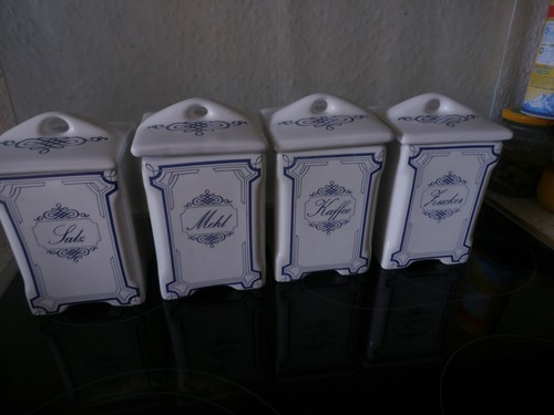 Geschirr set vier teile - geschirr,