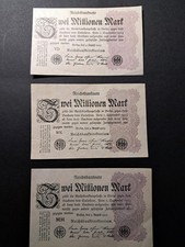 3 x Zwei Millionen Mark Ro 104