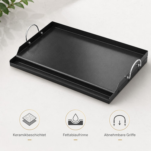 Plancha grillplatte 5x41x7 - grillplatte, 63,5x41x7