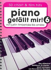 Piano gefällt mir Band 6, Hans Günter Heumann, 50 Charts & Film Hits Spiralbuchb