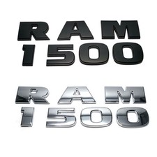 Für Dodge RAM 1500 Schriftzug Embleme Aufkleber Logo Flache Badge Auto NEW