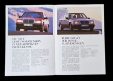 MERCEDES TURBODIESEL TD W124 W201 Prospekt Brochure 1987 3