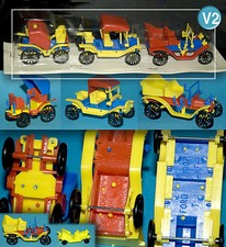 3 TIM MEE PLASTIK OLDTIMER AUTOS BLISTER 1960er PEUGEOT FORD ROYAL METALL ACHSE