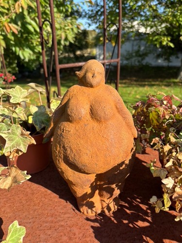Dicke dame figur gusseisen - figur,