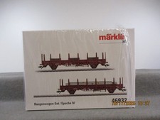 Märklin Spur H0 46932 Güterwagen Set 2-teilig Rungenwagen in OVP