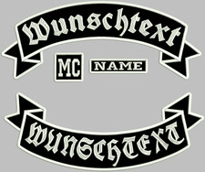 Rückenpatch Aufnäher  Oben