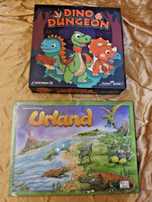 DINO DUNGEON + URLAND Hodari Urzeit Spiele Doris & Frank Dinosaurier Paket