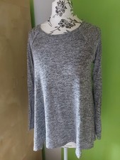 Longshirt, Tshirt, Tunika , A-Form ,HOLISTER ,Größe S, GRAU,Feinstrick ,○