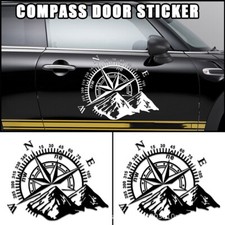 Aufkleber Kompass Windrose 60 x 50 cm Camper Wohnmobil Dekor Auto Sticker DEU！