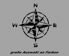Windrose Aufkleber Kompass Sticker Auto Tuning Camper Wohnmobil Offroad Navi GPS