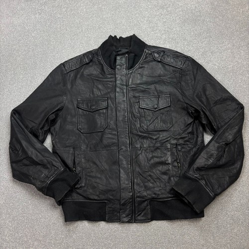 Leder fliegerjacke erwachsene - leder,