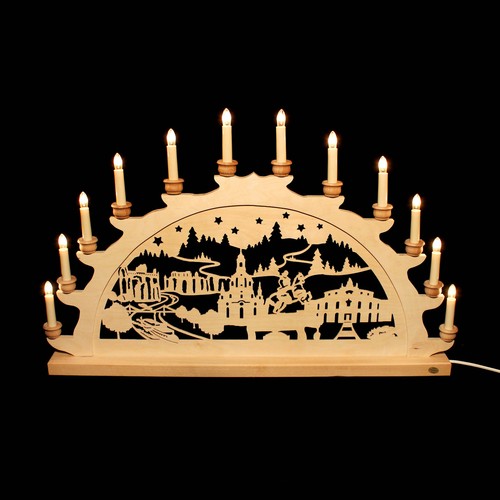 Holz schwibbogen lichterbogen - holz-schwibbogen,