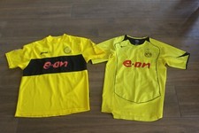 Goool.de 2 zwei Kinder Trikots Borussia Dortmund BVB Gr 158-164 Schwarz Gelb!!!!