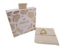 Purelei Sarah Engels Honu Ring Edelstahl 18K vergoldet Gr. 56 - B-Ware