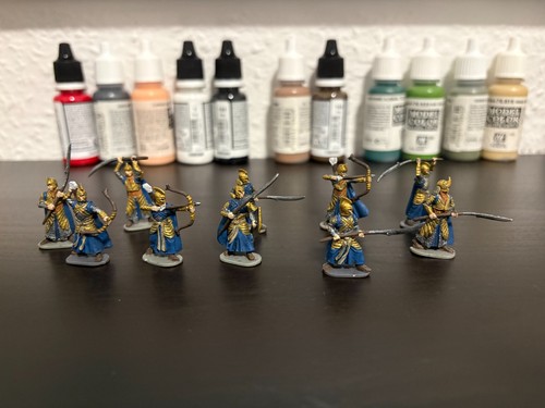 Figruren 10 bemalte - 1:72,