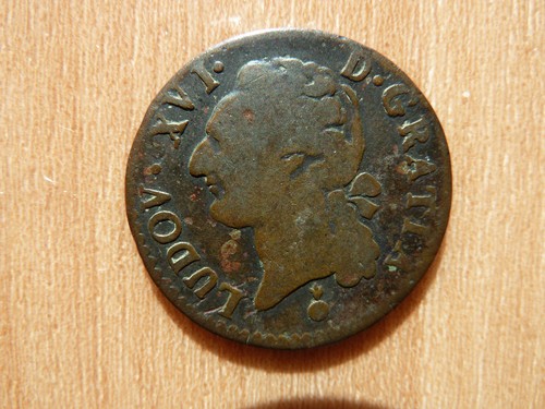 Bodenfund alte kupfermünze - bodenfund,