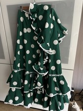 Flamenco Rock  mit Tuch (Manton) Gr.38-40, Grün