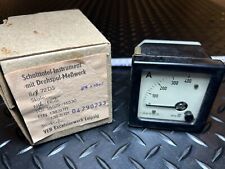 DDR Schalttafel-Messinstrument 0-400 A Amperemeter Vintage
