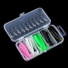 25 x Gummifisch T-Tail 5,5 cm