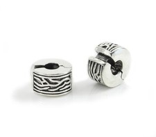 Metallperlen clip antik - clip,