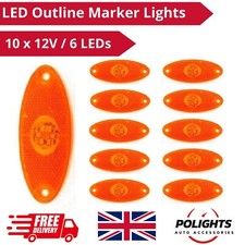 10x12V gelb/orange LED