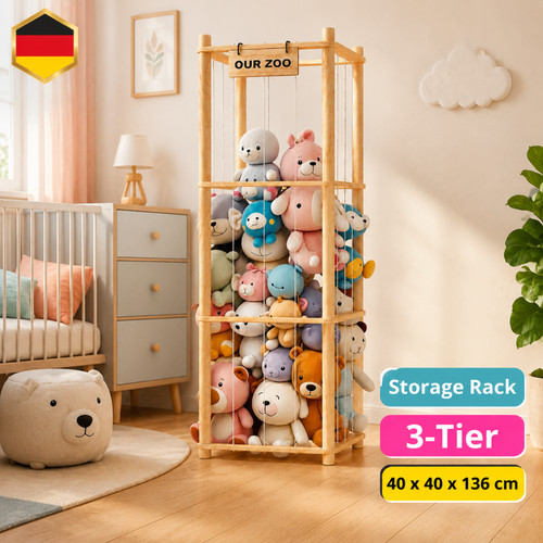 Holzregal standregal 136x40 - 136x40, cm