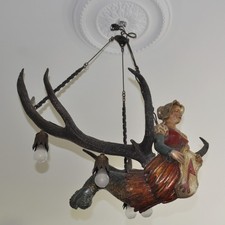Lüsterweibchen um 1900 Holz