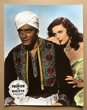 Die Tochter des Kalifen (Kinoaushangfoto '55) - Elaine Stewart / John Derek
