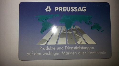 Telefonkarte preussag - 12,