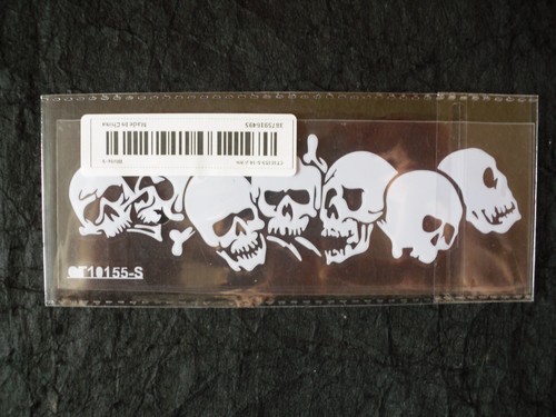15x4 5cm skull - 15x4,5cm, totenkopf