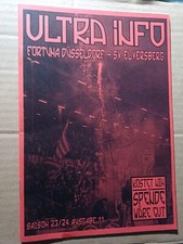 FANZINE FLYER "ULTRA INFO" #11 FORTUNA DÜSSELDORF v SV ELVERSBERG 2023/2024