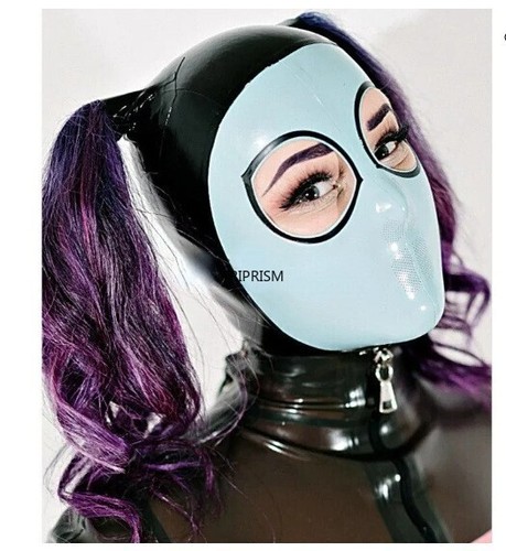 Latex haube gummi maske - latex,