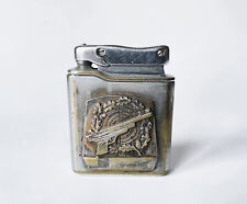 11) Alt COLIBRI Mono Gas '21' Gasfeuerzeug Schießscheibe Schützenemblem gasdicht