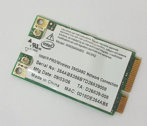 Wlan intel pro wireless - intel,