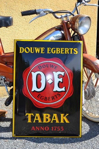 Emailschild douwe egberts 1753 - douwe,