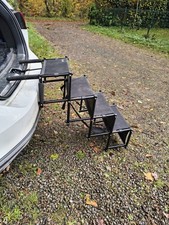 PiuPet Hundetreppe - Mobile Auto-Einstiegshilfe für große und kleine Hunde