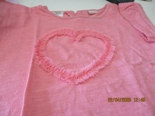 Rosa shirt mit herz - shirt, gr