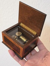 Antike Spieluhr – Reuge Schweiz, Lindauer Spieldosen, West Germany Holzbox