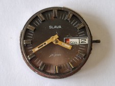 Uhrwerk Mechanisch Slava um 1980 Herren CCCR Russland USSR UdSSR